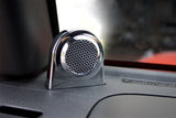 Rugged Ridge 07-10 Jeep Wrangler JK Chrome Tweeter Speaker Enclosures - 11156.11
