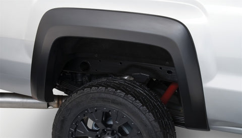 Bushwacker 15-18 GMC Sierra 2500 HD Extend-A-Fender Style Flares 4pc 78.8/97.6in Bed - Black - 40966-02
