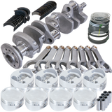 Eagle Chevrolet 350 2-Piece Rear Seal +.060 Bore 4340 Steel Rotating Assembly Kit - 35130060