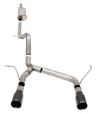 Corsa 07-18 Jeep Wrangler JKU 3.6L Sport 2.75in Cat-Back Exhaust w/ Single 4in Black Tips - 21122BLK