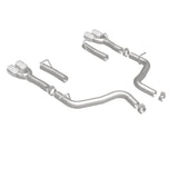 MagnaFlow Axle-Back, SS, 2.5in, Quad Split Rear 3.5in Tip 2015 Dodge Challenger 3.6L V6 - 19218