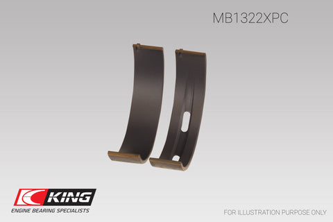 King Vw V8/V10 R8/RS6/Huracan (Size 0.25) pMaxKote Coated Main Bearing Set - MB1322XPC0.25