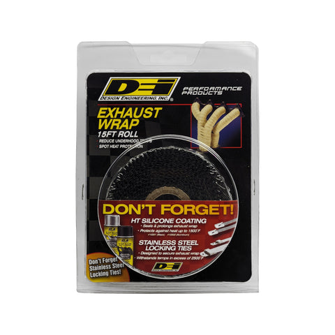 DEI Exhaust Wrap 1in x 15ft - Black - 10120