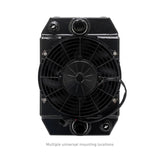 Mishimoto Universal Drag Race Performance Aluminum Radiator - Black - MMRAD-UNI-DRGBK