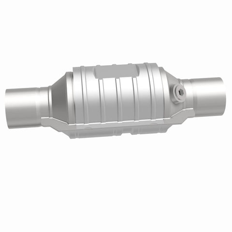 MagnaFlow Univ Cat Conv 2.5in Inlet/Outlet Ctr/Ctr Round 9in Body L x 5.125in W x 13in Overall L - 51236