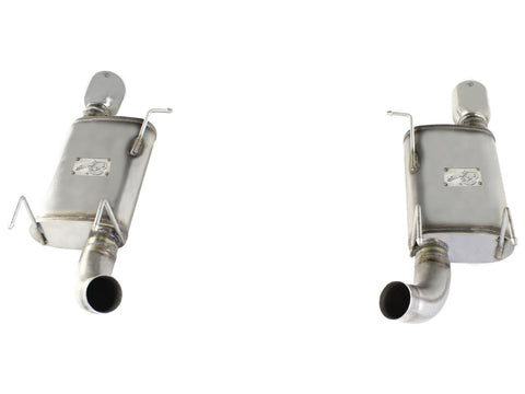 aFe MACHForce XP Exhaust 11-14 Ford Mustang GT V8-5.0L 3in. SS Axle-Back w/Polished Tips - 49-43052-P