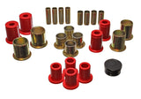 Energy Suspension 91-96 Buick LeSabre / 90-94 Chevy Astro Red Front Lower and Upper Control Arm Bush - 3.3173R