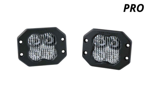 Diode Dynamics SS3 Pro WBL - White Flood Flush (Pair) - DD6931P