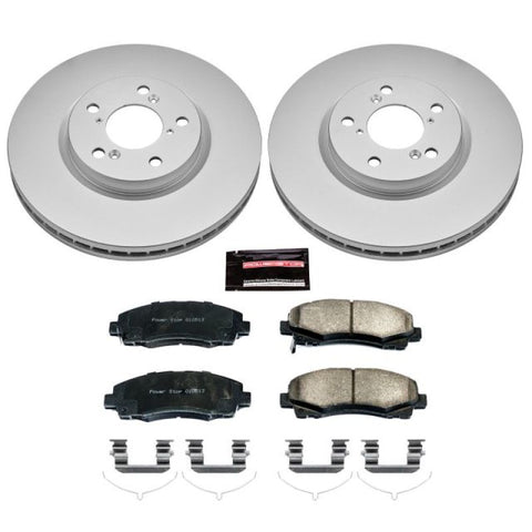 Power Stop 12-14 Honda Ridgeline Front Z17 Evolution Geomet Coated Brake Kit - CRK5939