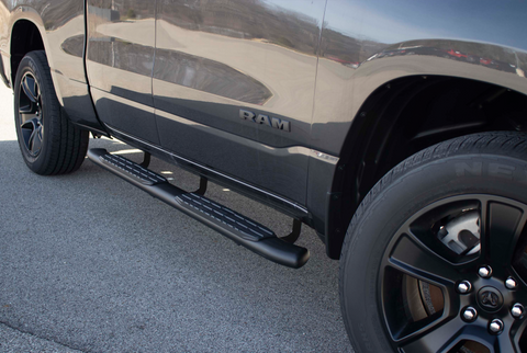 Fishbone Offroad 2019+ Dodge Ram 1500 Crew Cab Oval Side Steps - Black Textured - FB21376