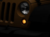 Raxiom 07-18 Jeep Wrangler JK Axial Series LED Turn Signals w/ Halo (Smoked) - J127017