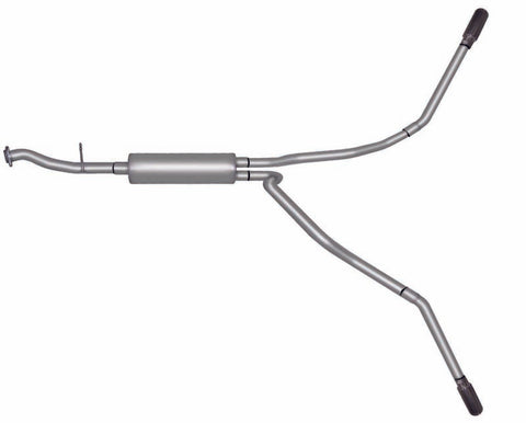 Gibson 99-01 Chevrolet Silverado 1500 Base 4.3L 2.5in Cat-Back Dual Extreme Exhaust - Aluminized - 5005
