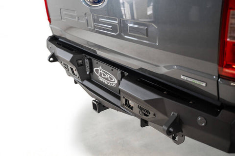 Addictive Desert Designs 2021 Ford F-150 Stealth Fighter Rear Bumper w/ Back up Sensors - R191231280103