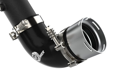 aFe Power 21-22 Ford Bronco L4-2.3L (t) BladeRunner 3 IN Aluminum Hot Charge Pipe Black - 46-20578-B