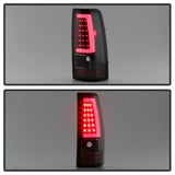 xTune Chevy Silverado 1500/2500/3500 99-02 / Version 3 Tail Lights Black ALT-ON-CS99V3-LBLED-BK - 9038761