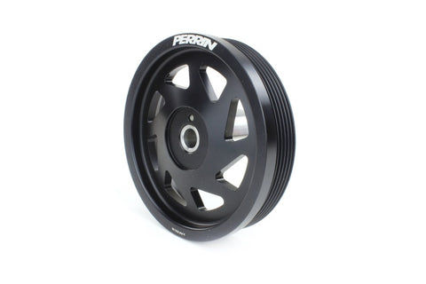 PERRIN 19-21 Subaru WRX / 16-18 Forester / 15-19 Legacy Lightweight Crank Pulley - Black - PSP-ENG-104BK