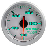 Autometer Airdrive 2-1/6in Trans Temperature Gauge 100-300 Degrees F - Silver - 9157-UL