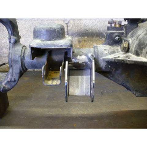 Synergy 07-18 Jeep Wrangler JK/JKU Front Axle HD Lower Control Arm Brackets 3.0in OD Axle Housing - 8009-02