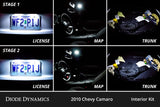Diode Dynamics 10-15 Chevrolet Camaro Interior LED Kit Cool White Stage 2 - DD0570