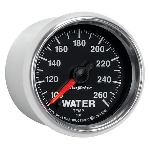 Autometer GS 100-260 degree Electronic Water Temperature Gauge - 3855