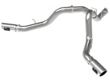 aFe Large Bore-HD 4in 409SS DPF-Back Exhaust System w/Polished Tips 20 GM Diesel Trucks V8-6.6L - 49-44126-P