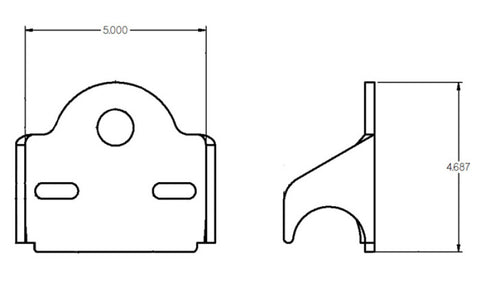 Ridetech Big Bridge Upper Airspring Mount - 90000273