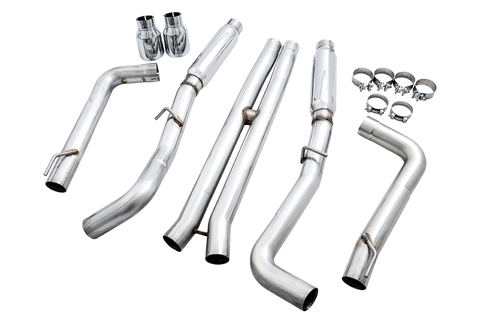 AWE Tuning 2015+ Dodge Charger 6.4L/6.2L Supercharged Track Edition Exhaust - Chrome Silver Tips - 3015-32112