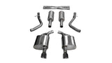 Corsa 17-18 Dodge Charger 5.7L V8 Xtreme Cat-Back Dual Rear Exit w/4.5in Black Tips - 21004BLK