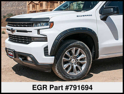 EGR 2019 Chevy 1500 Bolt-On Style Fender Flares - Set - Black - 791694