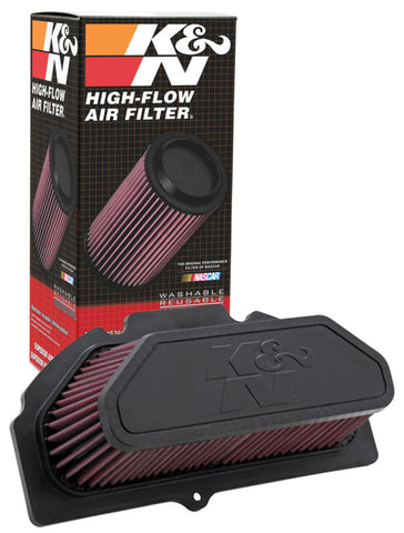 K&N 09-11 Suzuki GSXR 1000 Replacement Air Filter 11.063in L x 5.688in W x 3.375in H - SU-1009