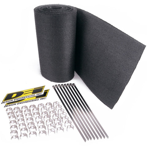 DEI Exhaust Wrap Kit - 4 and 6 Cylinder - Speed Sleeves - Black - 10084