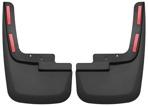 Husky Liners 2015 Ford F-150 w/ OE Fender Flares Mud Guards Black Front Mud Guards - 58451