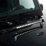 Putco 07-18 Jeep Wrangler JK - 20in Luminix Light Bar w/ Hood bracket Luminix Jeep LED Kits - 10020JK