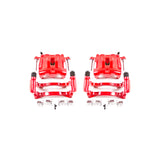 Power Stop 99-04 Jeep Grand Cherokee Front Red Calipers w/Brackets - Pair - S4826