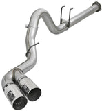 aFe Power 11-14 Ford F250/F350 6.7L Diesel Rebel XD 4in 409 SS DPF-Back Exhaust System - Pol Tips - 49-43120-P