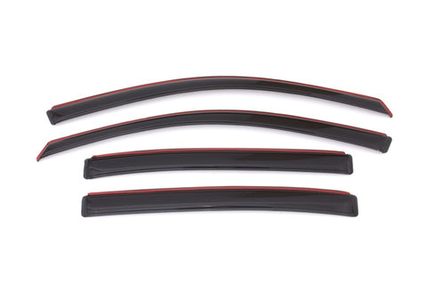 AVS 13-17 Honda Accord Ventvisor In-Channel Front & Rear Window Deflectors 4pc - Smoke - 194535