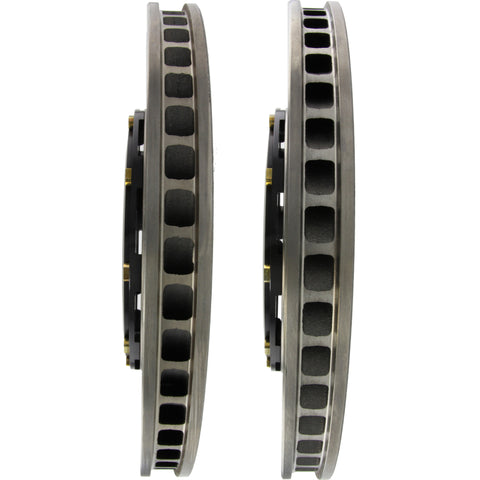 StopTech 09-11 Nissan GT-R Front Slotted Bare Iron 380x34mm Aero-Rotor Kit Pair - 81.658.9911