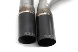 Dinan 17-20 BMW 330i/430i (F30/F31/F32/F33/F36) Free Flow Axleback Exhaust System - Black Tips - D660-0069-BLK