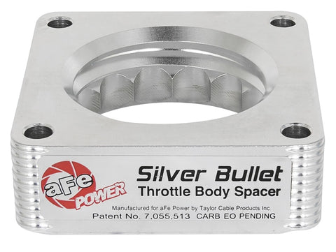 aFe Silver Bullet Throttle Body Spacer 03-06 Nissan 350Z V6 3.5L (VQ35DE) - 46-36008