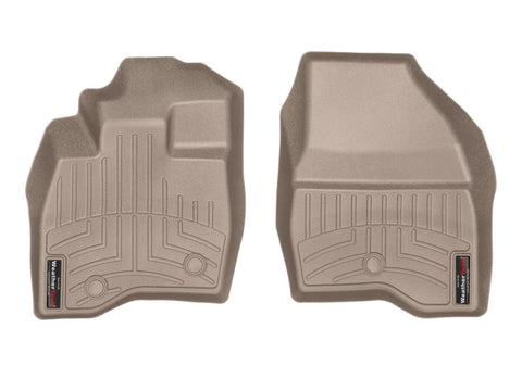 WeatherTech 2017+ Ford Explorer Front FloorLiner - Tan - 459811