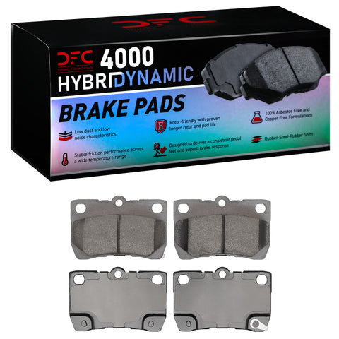 DFC 06-13 Lexus IS350 Rear 4000 Hybridynamic Brake Pads - 4000-1113-00