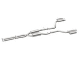 MagnaFlow Cat-Back SS 2.5in Dual Split Rear Exit (OEM Tips) 15-16 Dodge/Chrysler Charger/300 5.7L V8 - 19226