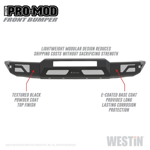 Westin 15-20 Chevrolet Colorado Pro-Mod Front Bumper - 58-41055