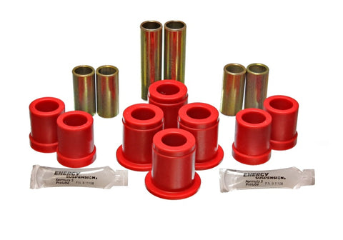 Energy Suspension 1980-86 Nissan 720 Truck 2WD/4WD Red Front Control Arm Bushing Set - 7.3101R