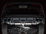 AWE Tuning 22-24 Audi 8Y S3 Touring Edition Exhaust - Chrome Silver Tips - 3015-42897