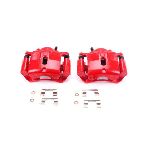 Power Stop 03-08 Honda Pilot Front Red Calipers w/Brackets - Pair - S2670
