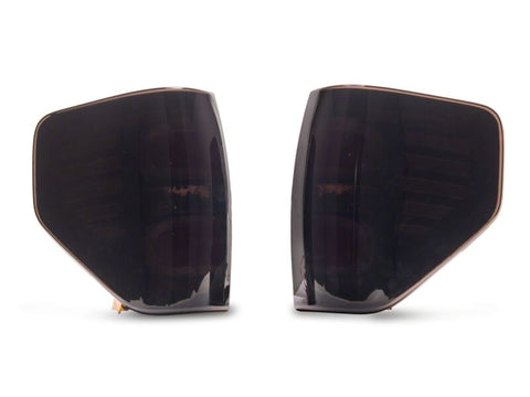 Raxiom 09-14 Ford F-150 Styleside Axial Series LED Tail Lights- Black Housing- Smoked Lens - T582534