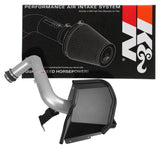 K&N 14-16 Kia Forte Coup L4-1.6L F/I Silver Typhoon Short Ram Intake - 69-5316TS