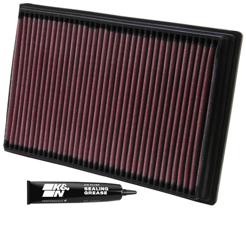 K&N Replacement Air Filter - Panel 10.688in O/S Length x 7.125in O/S Width x 1.125in H - 33-2649