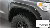 Bushwacker 16-18 Toyota Tundra Fleetside Pocket Style Flares 4pc 66.7/78.7/97.6in Bed - Super White - 30918-13